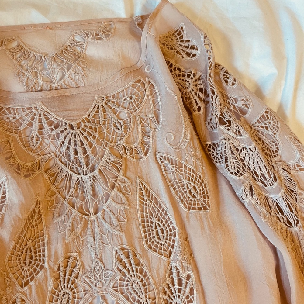 Johnny was… Elegant Lace Blouse